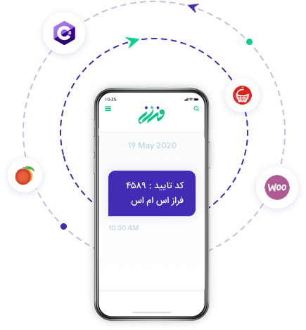 وب سرویس سامانه پیامک برای ارسال پیامک خدماتی