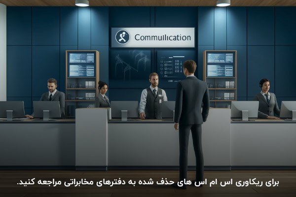 مراجعه به دفترهای مخابراتی؛ راهکاری برای ریکاوری اس ام اس های پاک شده