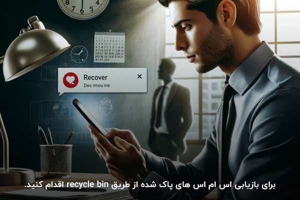 اقدام از طریق recycle bin گوشی؛ روشی برای ریکاوری اس ام اس پاک شده