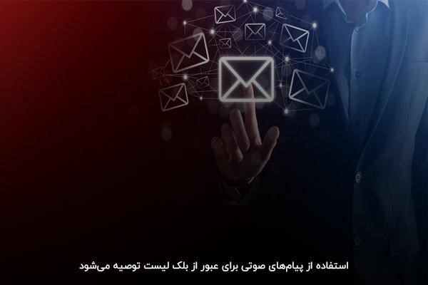 ارسال پیام صوتی، یکی از شیوه‌های مدرن و امروزی ارسال پیام‌های تبلیغاتی انبوه