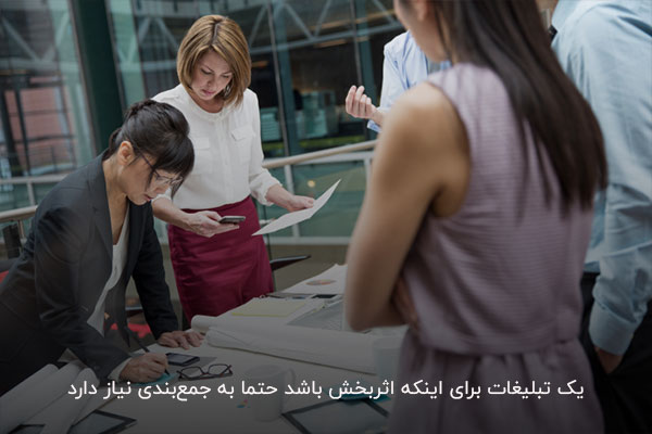 تبلیغ نویسی حرفه‌ای با جمع‌بندی درست