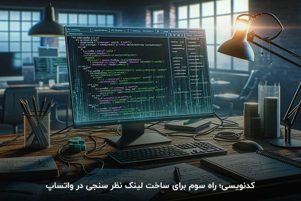 کدنویسی؛ راه سوم برای ساخت لینک نظر سنجی در واتساپ