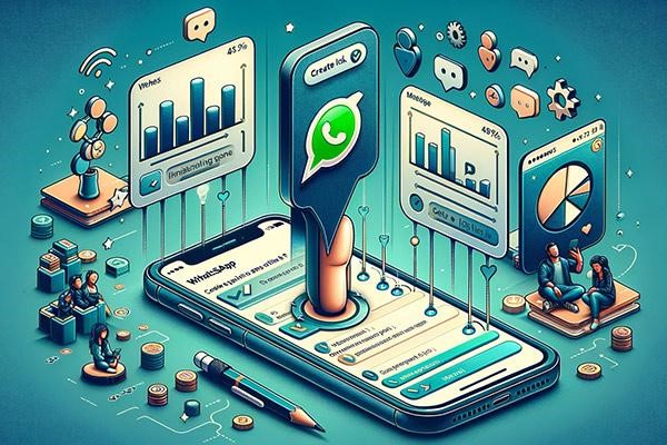 روش ساخت لینک نظر سنجی در واتساپ در مجله ایران پیامک