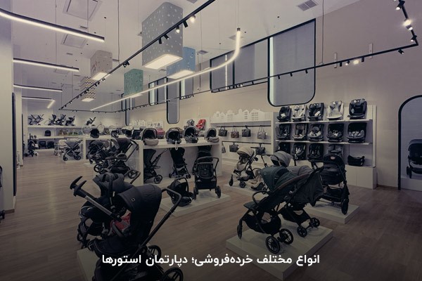انواع مختلف خردهفروشی؛ دپارتمان استورها