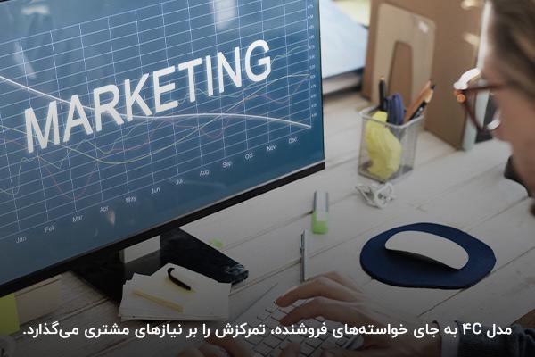 توضیح دقیق در مورد آمیخته بازاریابی 4c و عناصر آن