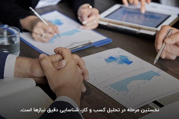 شناسایی نیازها اولین گام تحلیل کسب و کار